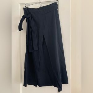 Navy Helmut Lang Skirt